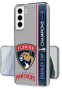 Florida Panthers NHL Stanley Cup Champions 2024 Galaxy Clear Phone Cover