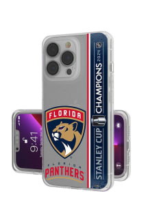 Florida Panthers NHL Stanley Cup Champions 2024 iPhone Clear Phone Cover