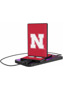 Nebraska Cornhuskers Logo Credit Card Powerbank Phone Charger