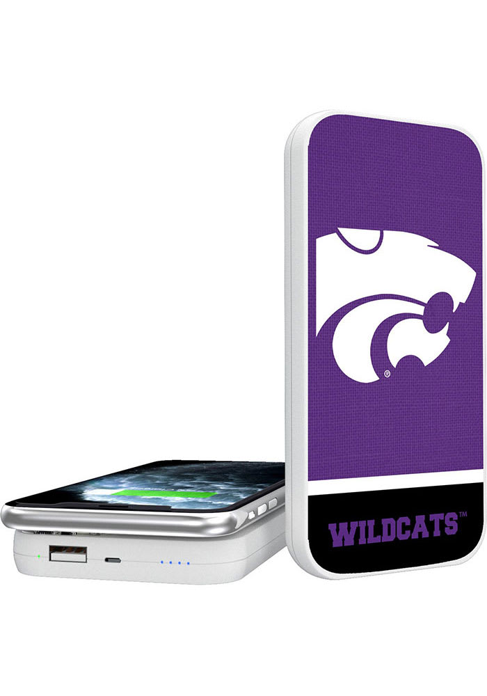 K-State Wildcats Portable Wireless Phone Charger