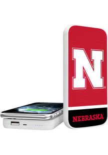 Nebraska Cornhuskers Logo Portable Wireless Phone Charger