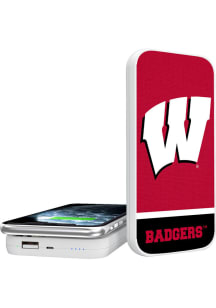 Wisconsin Badgers Portable Wireless Phone Charger