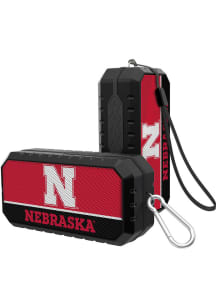 Nebraska Cornhuskers Black Wordmark Bluetooth Speaker