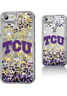 TCU Horned Frogs iPhone 6/7/8 Glitter Phone Cover