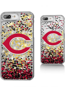 Cincinnati Reds iPhone 6+/7+/8+ Glitter Phone Cover