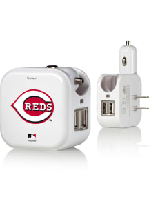 Cincinnati Reds 2-In-1 USB Phone Charger