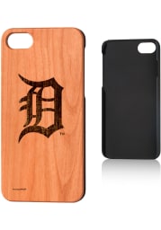 Detroit Tigers iPhone 7/8 Woodburned Cherry Wood Phone Cover
