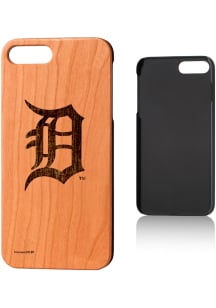 Detroit Tigers iPhone 7+/8+ Woodburned Cherry Wood Phone Cover