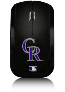 Colorado Rockies Solid Wireless Mouse Computer Accessory