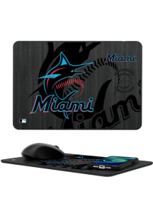 Miami Marlins 15-Watt Mouse Pad Phone Charger