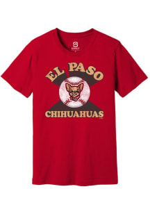 Summit Sportswear El Paso Chihuahuas Red Soft Arch Short Sleeve T Shirt