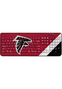Atlanta Falcons Stripe Wireless USB Keyboard Computer Accessory