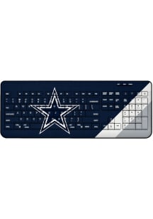 Dallas Cowboys Stripe Wireless USB Keyboard Computer Accessory