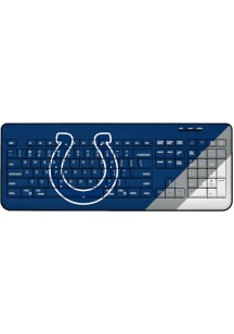 Indianapolis Colts Stripe Wireless USB Keyboard Computer Accessory
