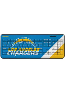 Los Angeles Chargers Stripe Wireless USB Keyboard Computer Accessory