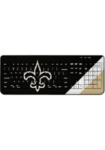 New Orleans Saints Stripe Wireless USB Keyboard Computer Accessory
