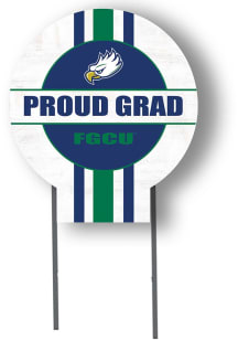 Florida Gulf Coast Eagles KH Sports Fan 20x20 Circle Yard Sign with Stakes Proud Grad Yard Sign -..