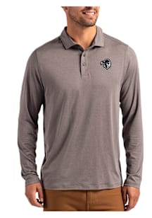 Cutter and Buck Seton Hall Pirates Mens Graphite Coastline Long Sleeve Polo Shirt