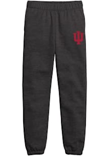 Indiana Hoosiers Youth Black Vault Logo Sweatpants