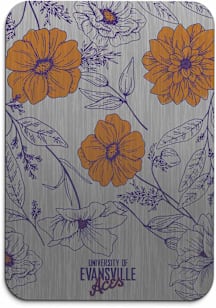 Evansville Purple Aces Floral Mousepad