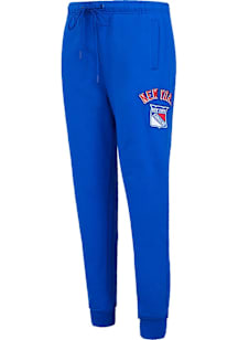 Pro Standard New York Rangers Womens Classic Chenille Blue Sweatpants