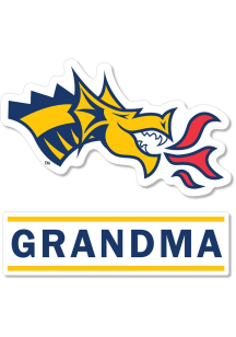 Navy Blue Drexel Dragons 3 Inch Grandma Decal
