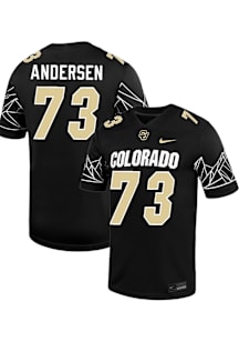 Walker Andersen  Nike Colorado Buffaloes Black Football NIL Game Football Jersey