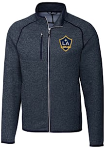 Cutter and Buck LA Galaxy Mens Navy Blue Mainsail Medium Weight Jacket