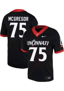 Marcus McGregor Nike Mens Black Cincinnati Bearcats NIL Game Football Jersey
