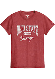 Ohio State Buckeyes Womens Red Intramural Short Sleeve T-Shirt