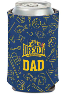 Navy Blue Drexel Dragons Dad Scatter Print Coolie