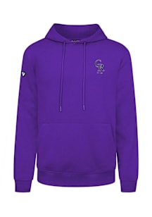 Levelwear Colorado Rockies Mens Purple Podium Core Long Sleeve Hoodie