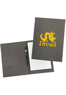 Drexel Dragons Padfolio Notebook and Folder - Grey
