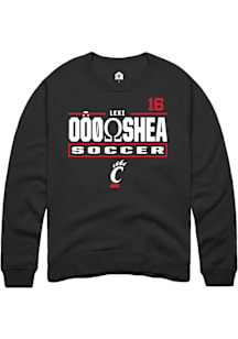 Lexi O’Shea Cincinnati Bearcats Mens Black NIL Stacked Box Player Crew