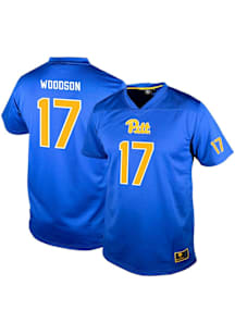Cole Woodson Genuine Collective Mens Blue Pitt Panthers NIL Football Jersey