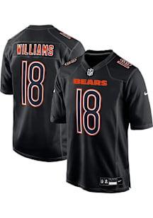 Caleb Williams  Nike Chicago Bears Black Carbon Football Jersey