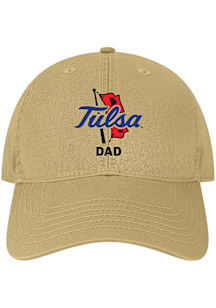 Tulsa Golden Hurricane Dad Twill Adjustable Hat - Gold