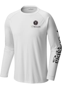 Columbia Inter Miami CF Black 2025 Cup Champions Terminal Tackle Long Sleeve Fashion T Shirt