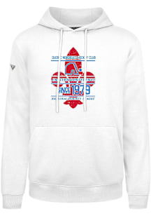 Levelwear Quebec Nordiques Mens White Podium Acumen Long Sleeve Hoodie