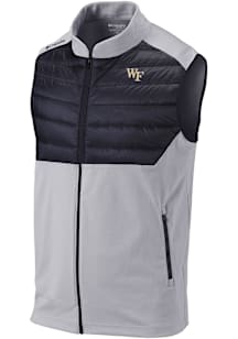 Columbia Wake Forest Demon Deacons Mens Grey Heat Seal In The Element Sleeveless Jacket