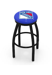 New York Rangers Black Pub Stool - Black