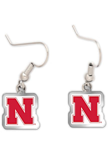 Nebraska Cornhuskers Acrylic Womens Earrings