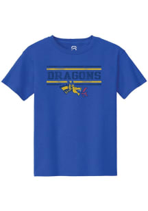 Youth Drexel Dragons Blue Summit Sportswear Bars Short Sleeve T-Shirt