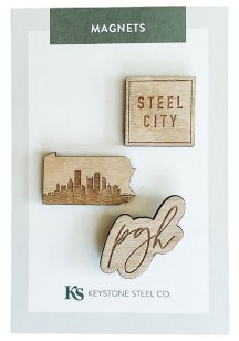 Pittsburgh Skyline Pack of 3 Magnet