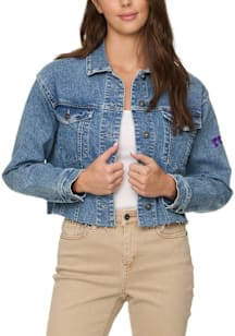 TCU Horned Frogs Womens Blue Sidney Light Weight Jacket