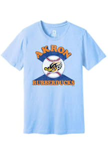 Summit Sportswear Akron RubberDucks Blue Soft Arch Short Sleeve T Shirt