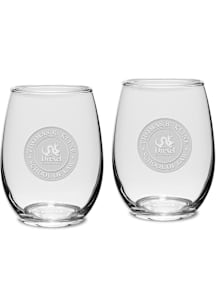 Drexel Dragons Thomas R. Kline School of Law 2 Piece Set 21oz Stemless Wine Glass - White