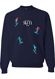 Colorado Womens Navy Blue Skiya Crew Sweatshirt
