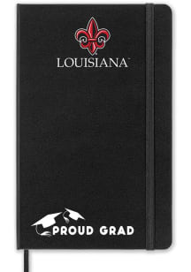 Louisiana Ragin' Cajuns Proud Grad team logo Notebook and Folder - Black