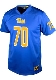 Ryan Baer Genuine Collective Mens Blue Pitt Panthers NIL Football Jersey
